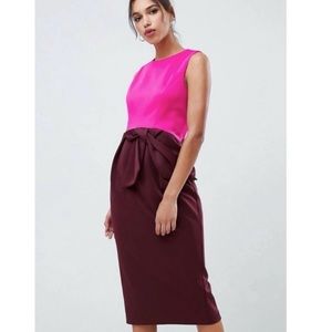 NWT TED BAKER NIKKITA MIDI DETAILED DRESS SIZE 6 US OR TED 2